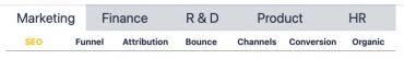Sample tab style
