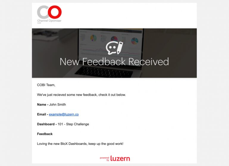 Sample dashboard image